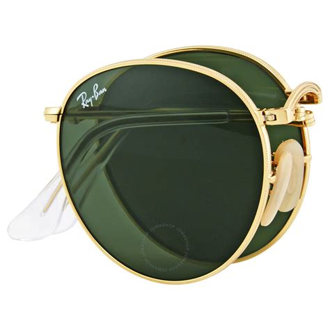 ray bansunglasses round metal folding.